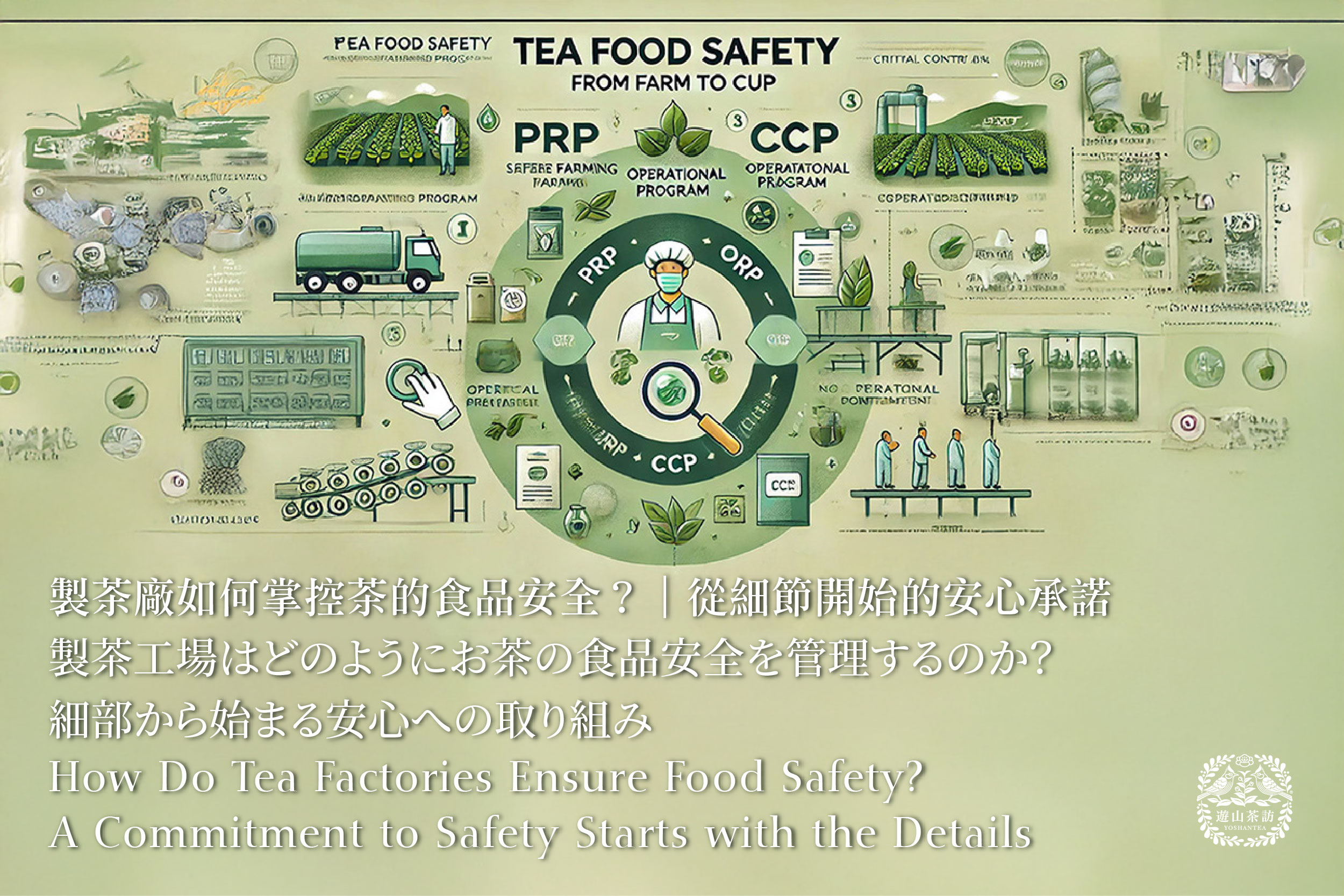 製茶廠如何掌控茶的食品安全？｜從細節開始的安心承諾