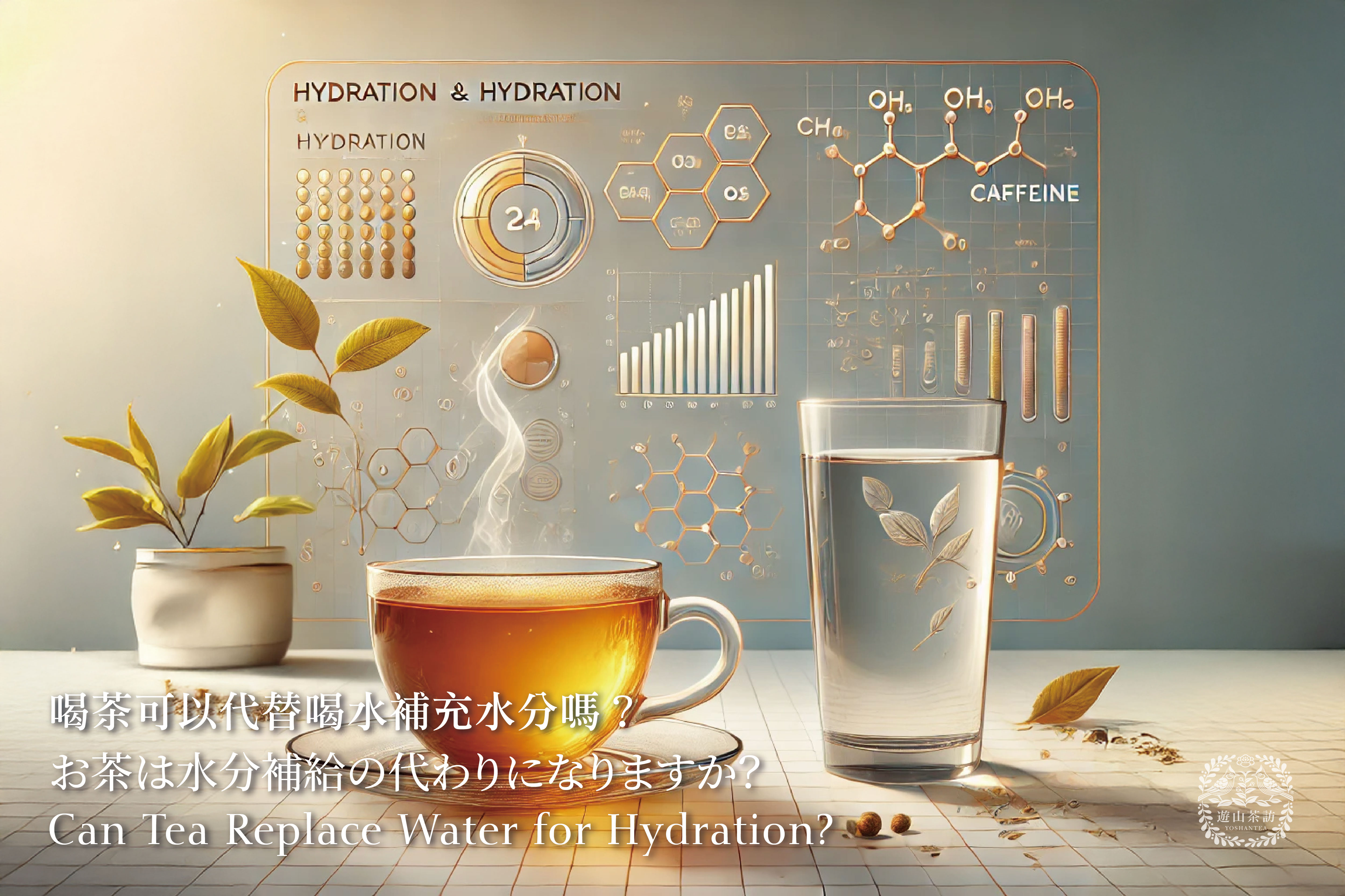 喝茶可以代替喝水補充水分嗎？