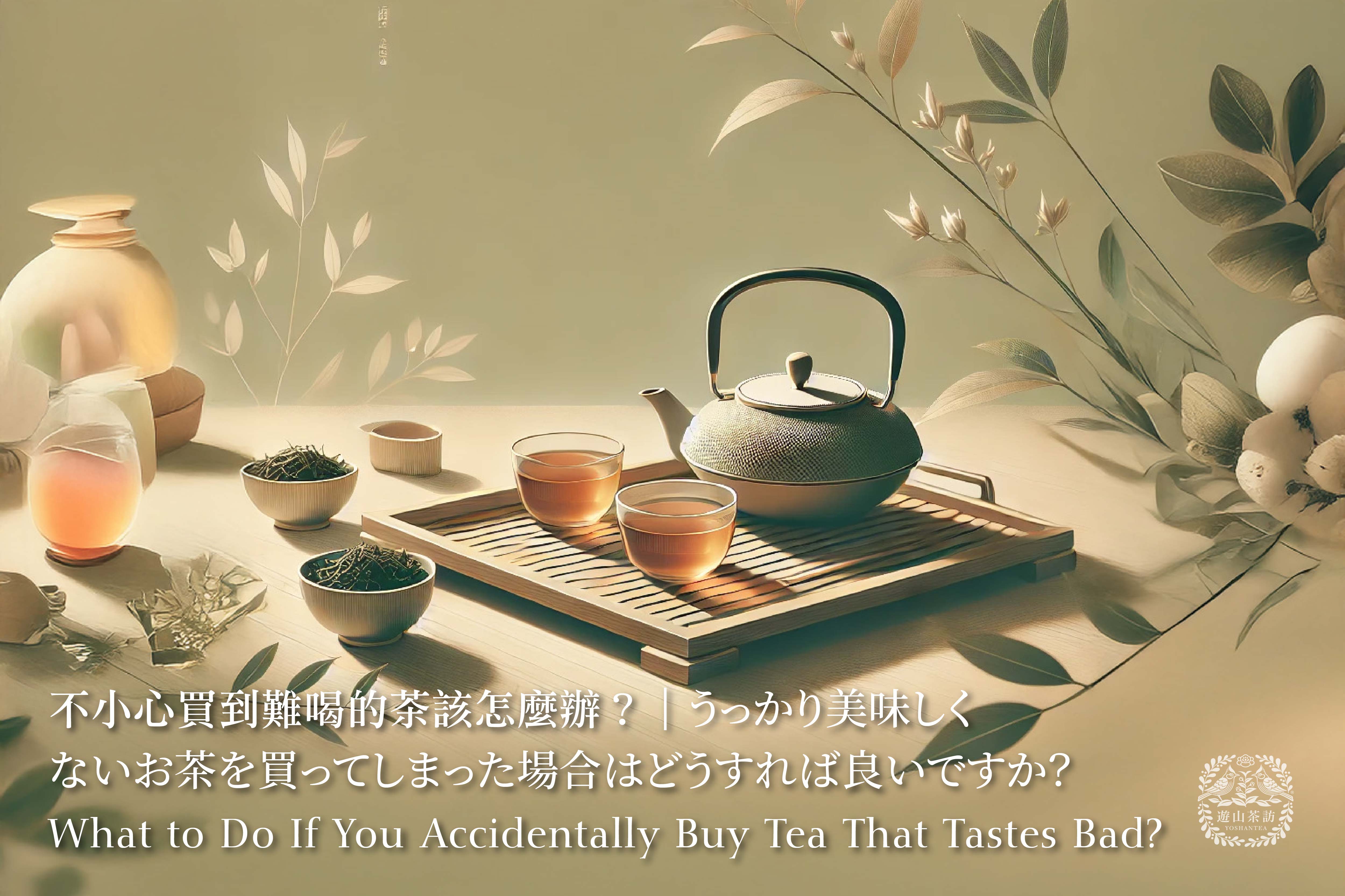 不小心買到難喝的茶該怎麼辦?